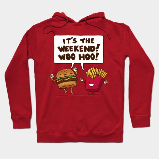 The Weekend Burger Hoodie by nickv47